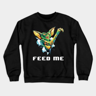 8 bit Gremlins FEED ME Crewneck Sweatshirt